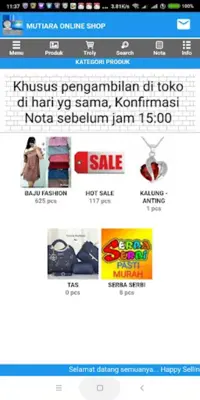 Mutiara Online Shop Season Cit android App screenshot 4